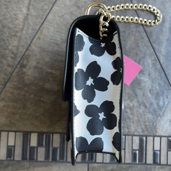 Kate Spade remi graphic blooms flap chain crossbody - Picture 4 of 16